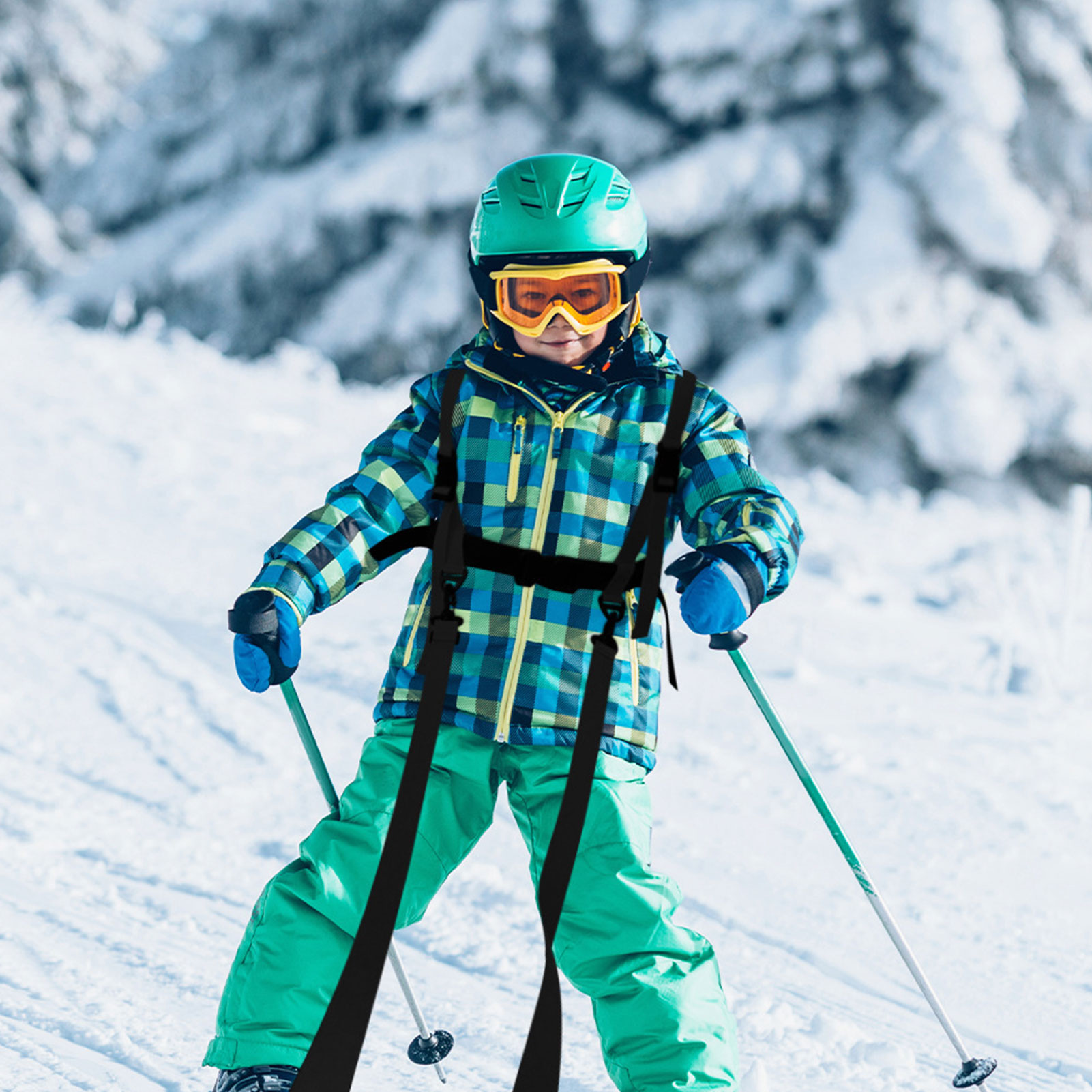  Ű ϳ׽   Ʈ̴ ϳ׽ Ű Ʈ̴ Ʈ Copilot Lift Ski Halter Safety Belts Adjustable